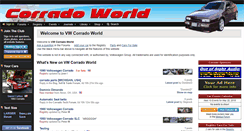 Desktop Screenshot of corradoworld.com